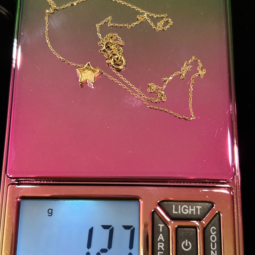 14k Solid Gold Necklace - image 5